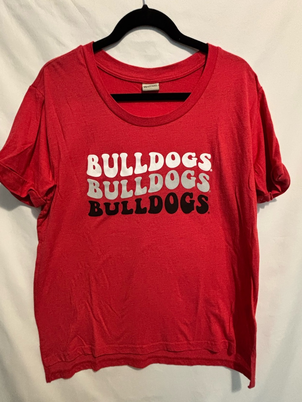 UGA Bulldogs Red Graphic T-Shirt